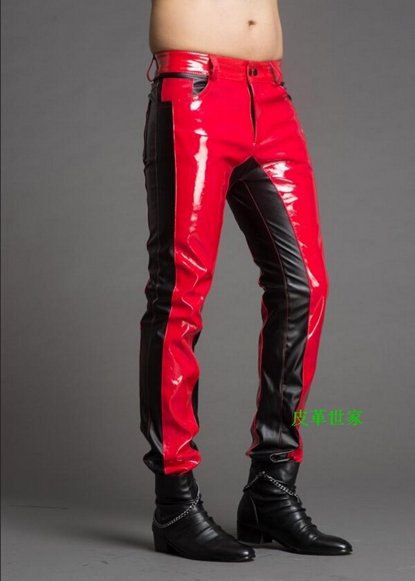 Jeans Pants Fashion Men - Celana Kulit Jahitan Fashion Pria Baru