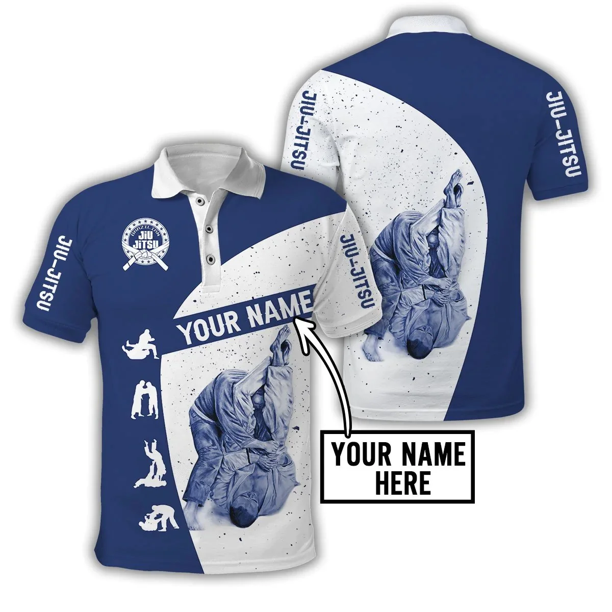 Nama Kustom Jiu Jitsu 3D Selur - Men'S Fashion Names ulasan dan harga