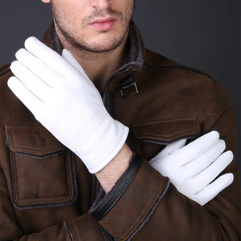 Sarung Tangan Putih Kulit Asli - Driving Gloves Leather ulasan dan harga