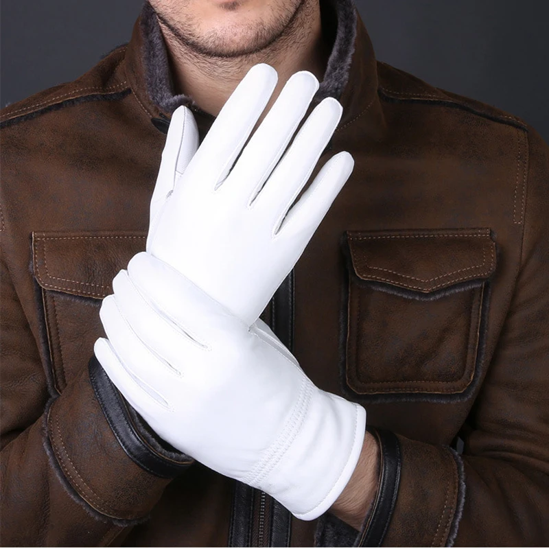 Sarung Tangan Putih Kulit Asli - Driving Gloves Leather ulasan dan harga
