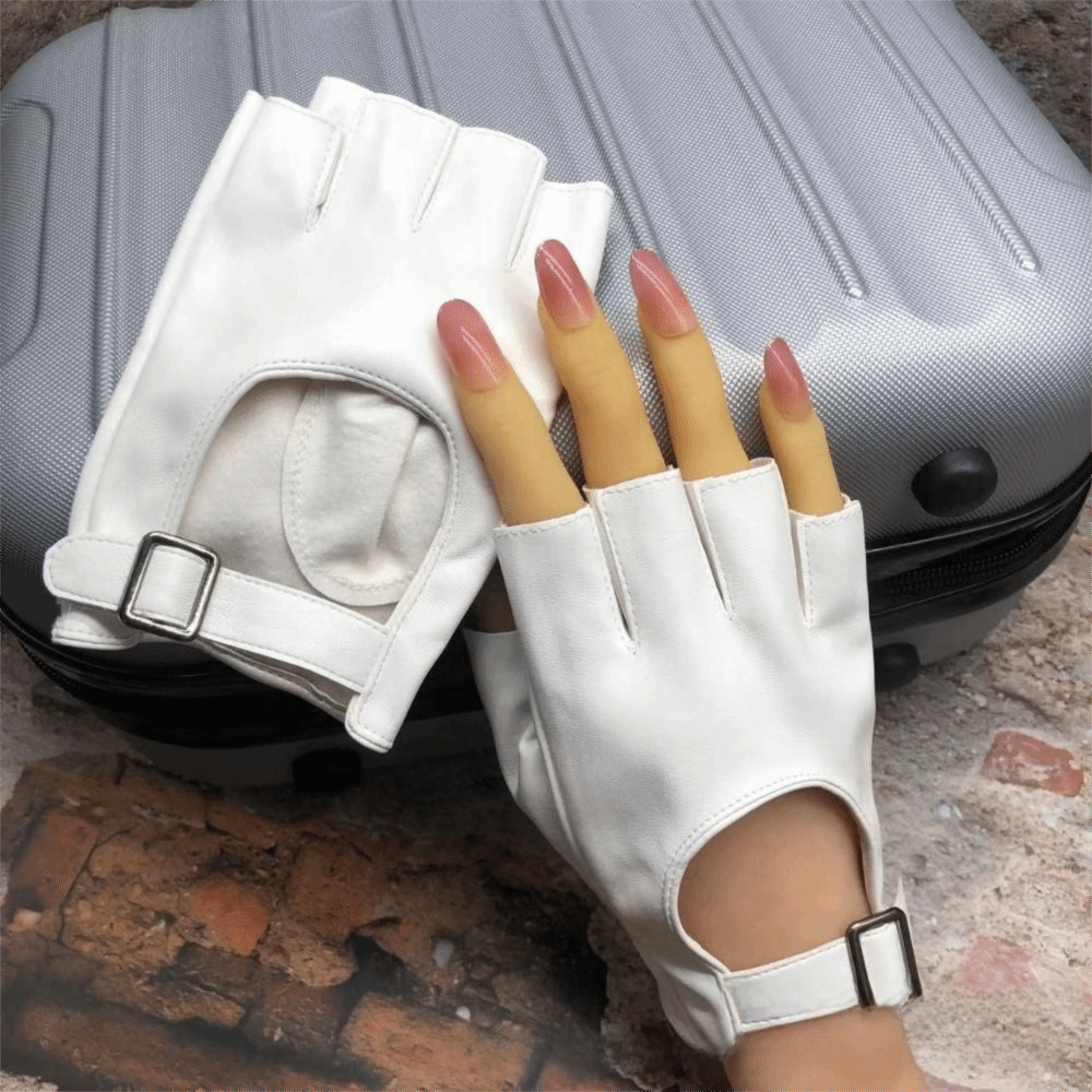 Sarung Tangan Tanpa Jari Tahan - Driving Gloves Leather ulasan dan harga