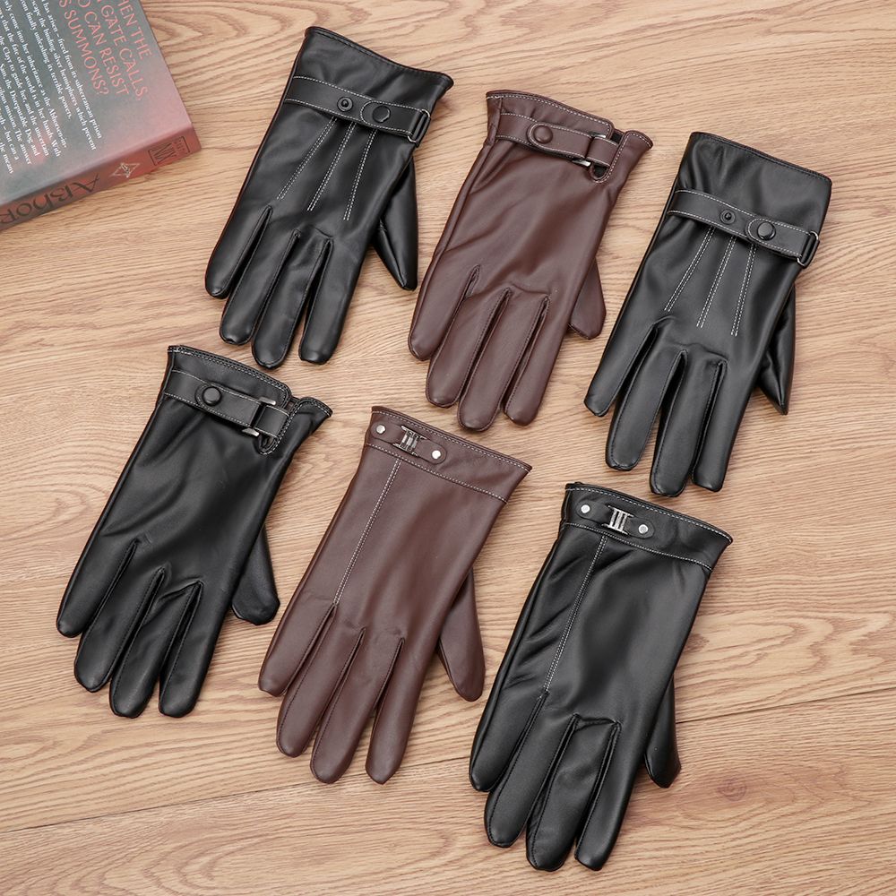 Sarung tangan bulu termal pria - Driving Gloves Leather ulasan dan harga