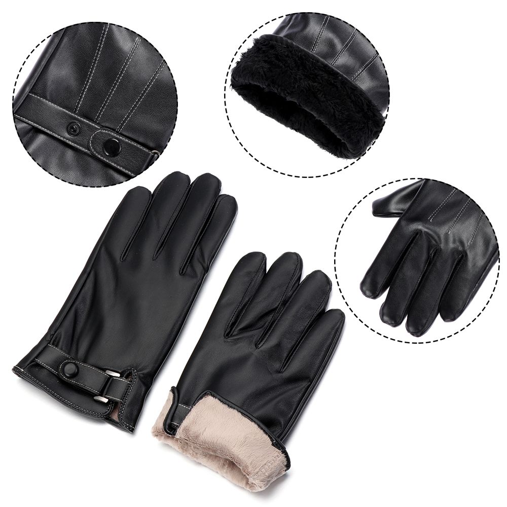 Sarung tangan bulu termal pria - Driving Gloves Leather ulasan dan harga