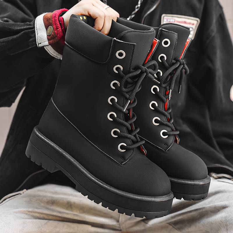 Sepatu Sneakers High Top Sol T - Mens Fashion Autumn 2025 ulasan dan harga