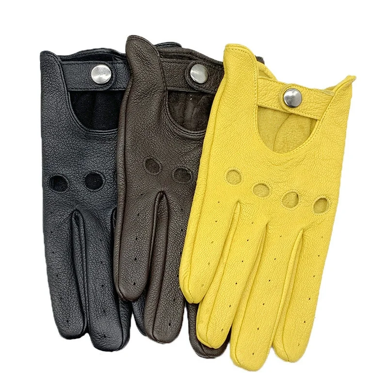 Sarung Tangan Motor Kulit Asli - Driving Gloves Leather ulasan dan harga
