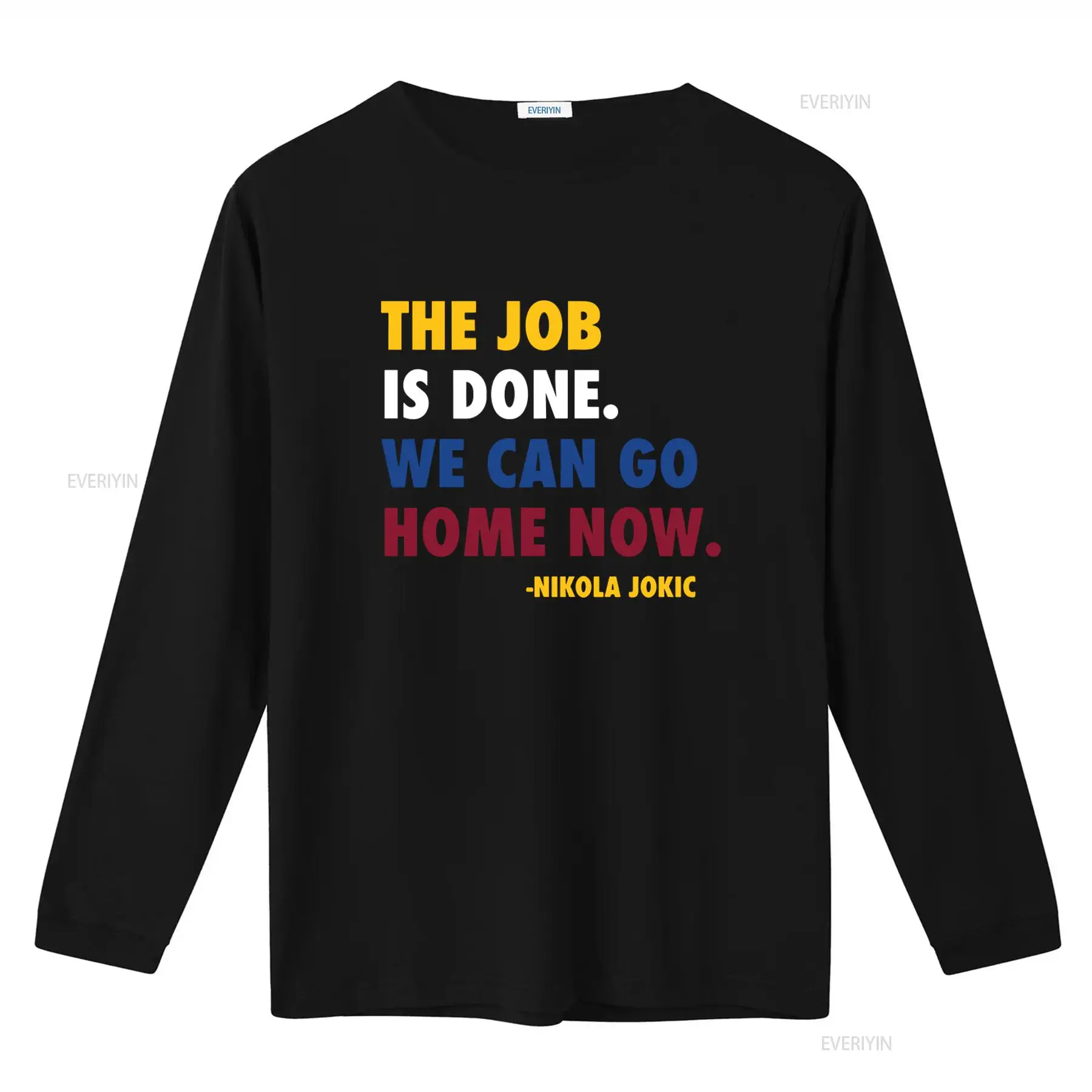 Kaos Kutipan Nikola Jokic 'Job - Men'S Fashion Quotes ulasan dan harga