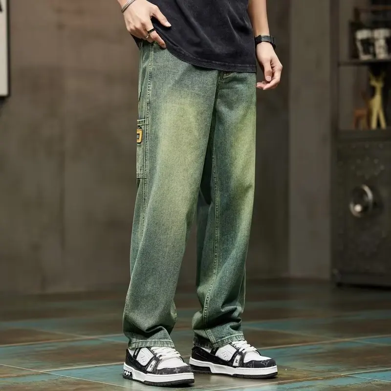 Jeans Vintage Fashion Korea Ce - Men'S Fashion Linen Pants ulasan dan harga