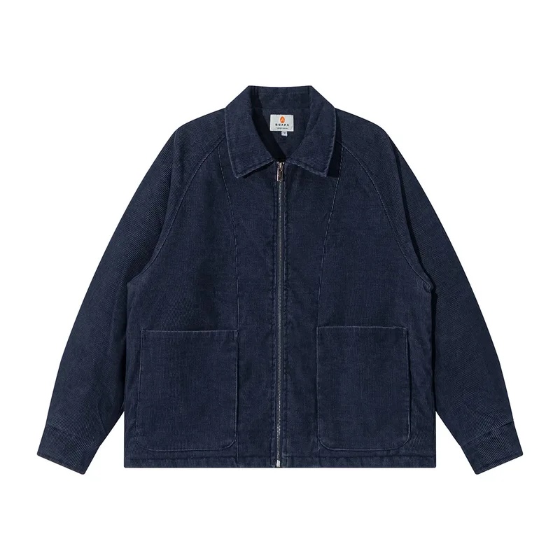Jaket Parka Tebal Berlapis Kap - Corduroy Jacket Men ulasan dan harga