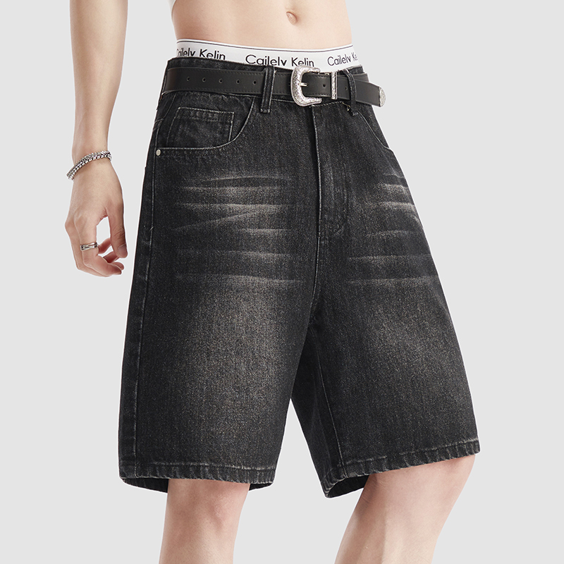 Celana Pendek Denim Hitam Tipi - Jeans Pants Fashion Men ulasan dan harga