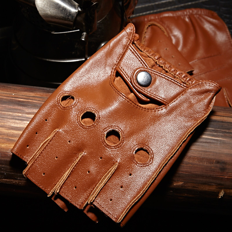 Sarung Tangan Setengah Jari Pr - Driving Gloves Leather ulasan dan harga