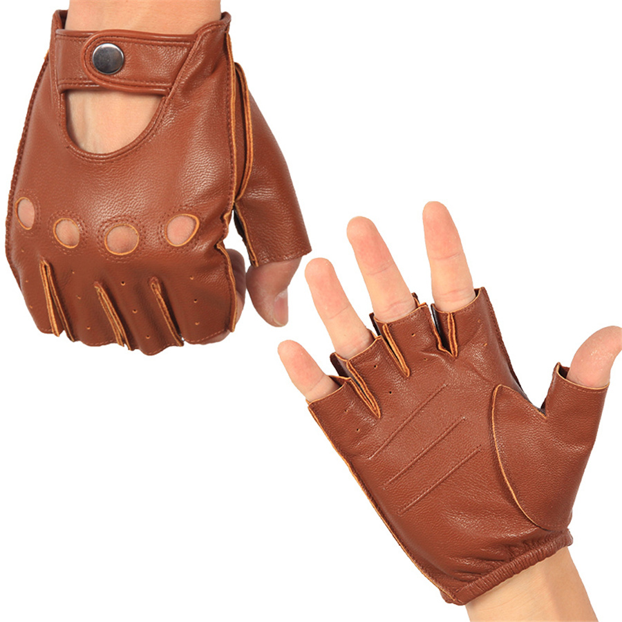 Sarung Tangan Setengah Jari Pr - Driving Gloves Leather ulasan dan harga