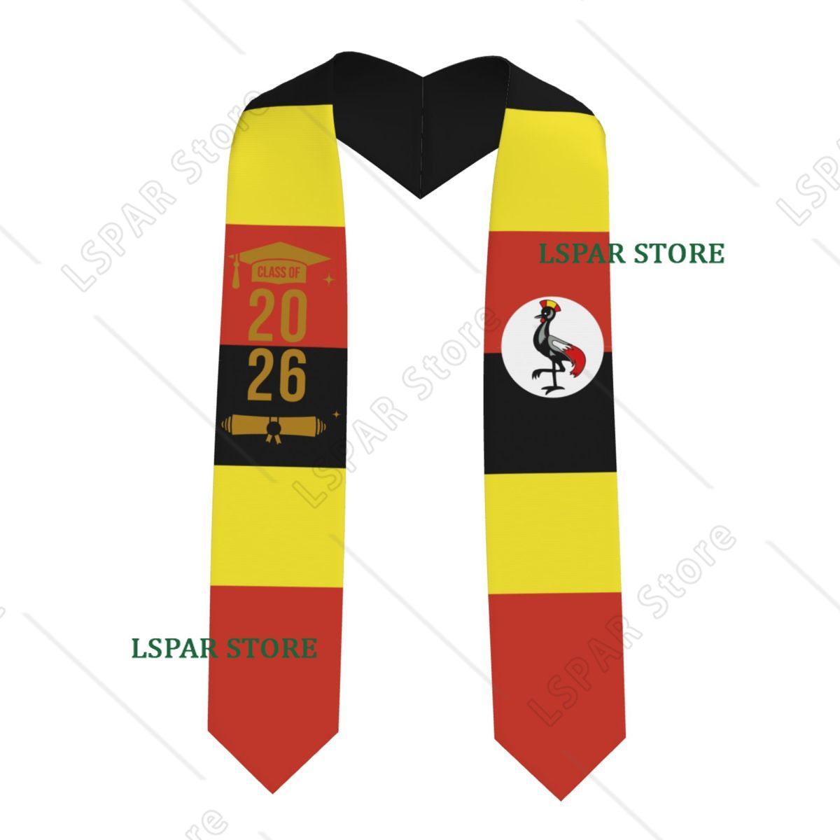 Selendang Wisuda Bendera Ugand - Men Fashion Uganda ulasan dan harga