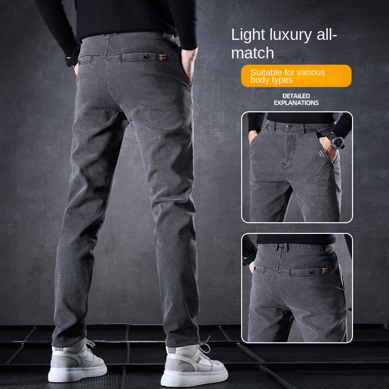 Jeans tipis pria, Busana Haraj - Men'S Fashion Linen Pants ulasan dan harga