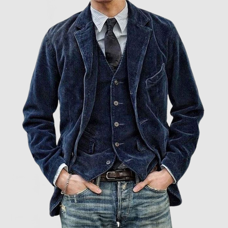 Jas setelan kasual bisnis pria - Corduroy Jacket Men ulasan dan harga