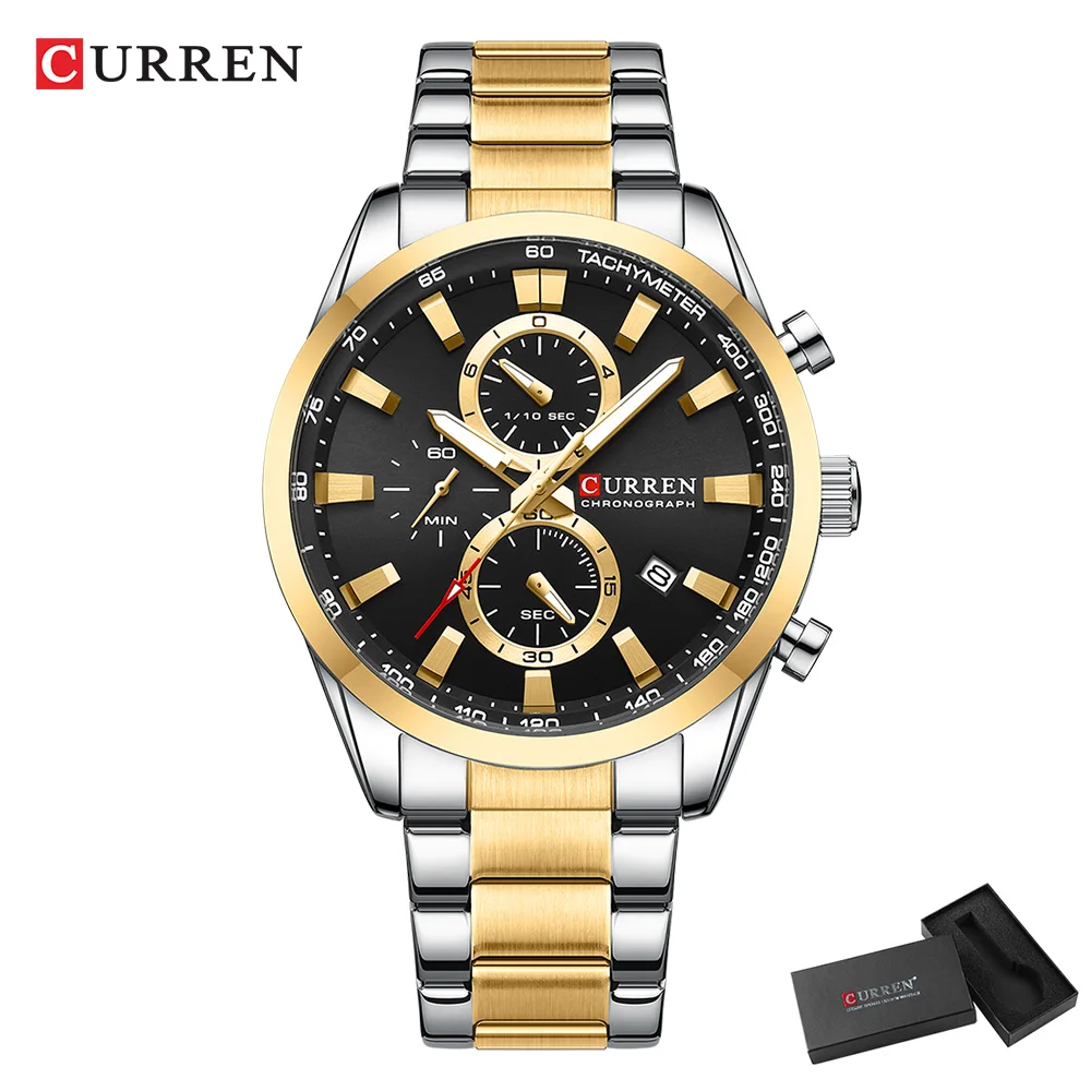 CURREN Jam Tangan Olahraga Chr - Men'S Fashion Jewelry ulasan dan harga