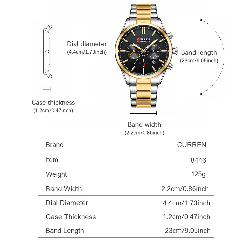 CURREN Jam Tangan Olahraga Chr - Men'S Fashion Jewelry ulasan dan harga