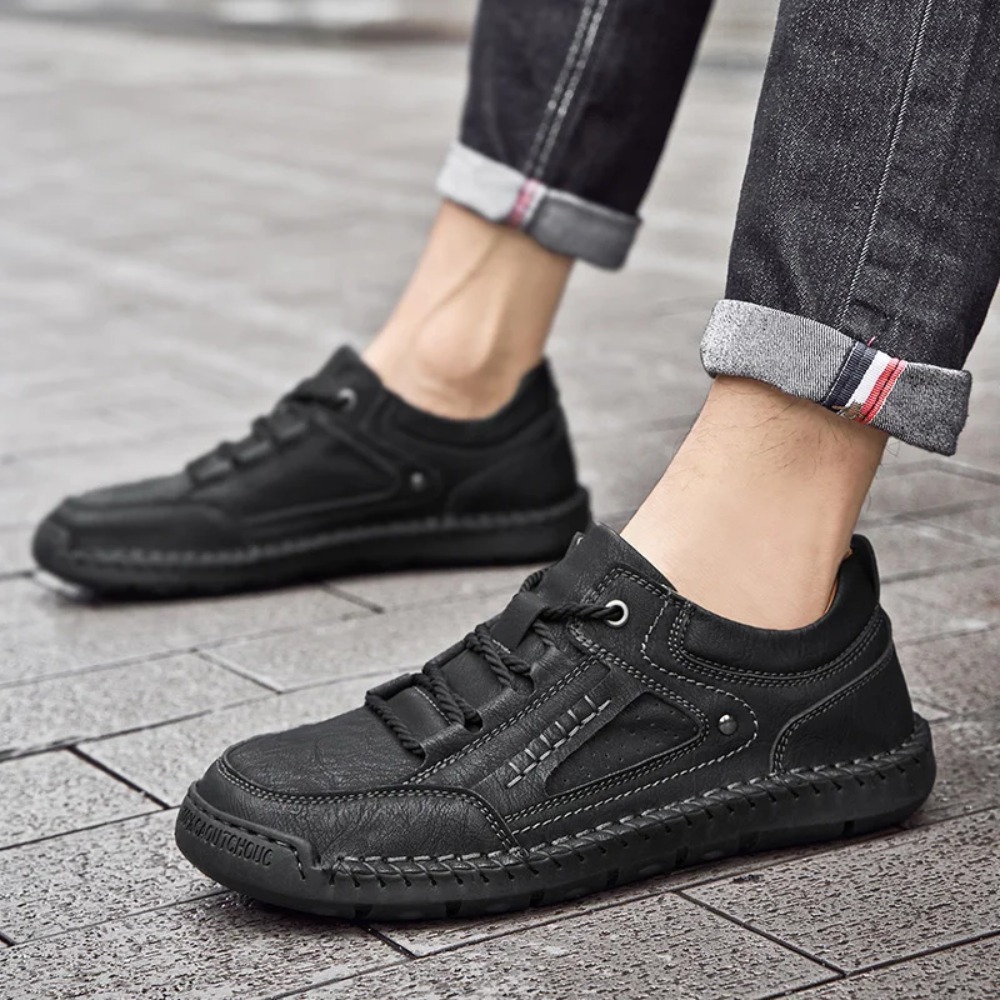 Sepatu Kulit Kasual Pria Laris - Men'S Fashion Websites ulasan dan harga