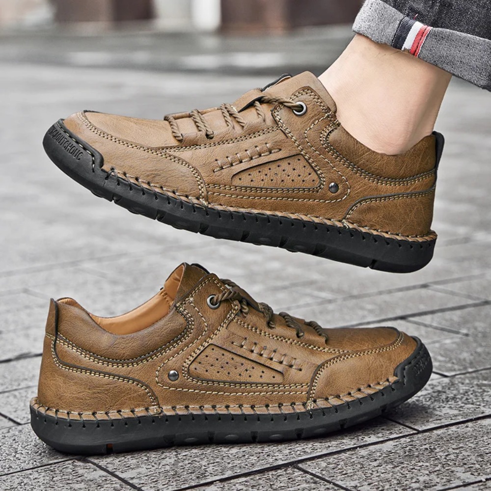 Sepatu Kulit Kasual Pria Laris - Men'S Fashion Websites ulasan dan harga