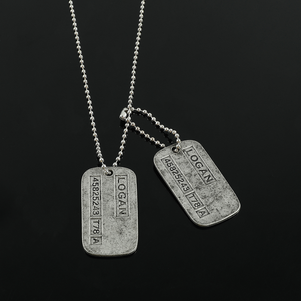 Kalung Kartu Militer X-Men Wol - Men'S Fashion Jewelry ulasan dan harga