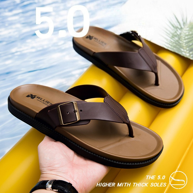 Sandal Jepit Pria Gaya Korea T - Mens Fashion Sandals ulasan dan harga