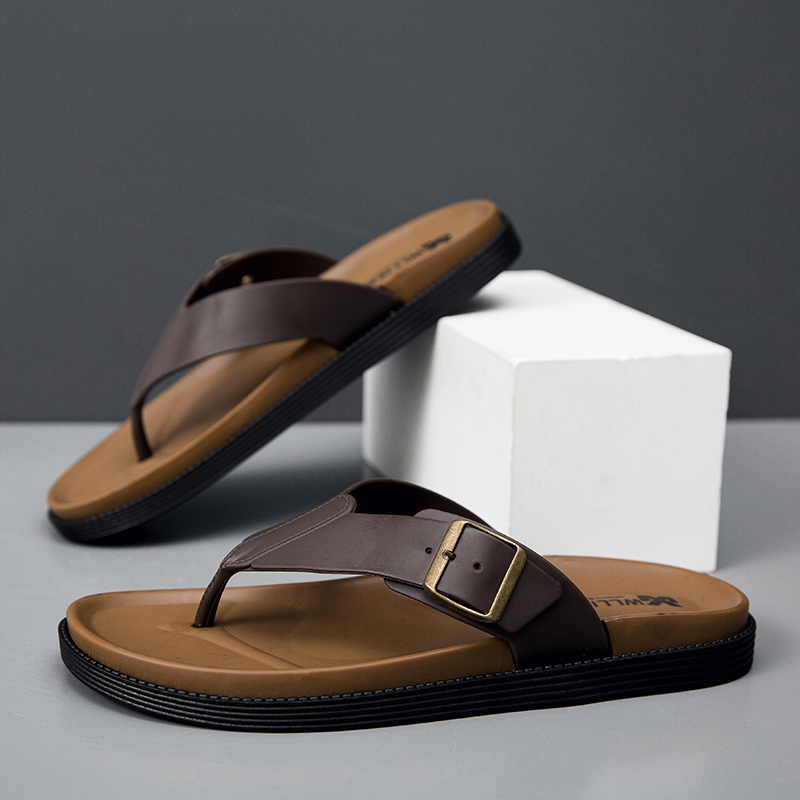 Sandal Jepit Pria Gaya Korea T - Mens Fashion Sandals ulasan dan harga