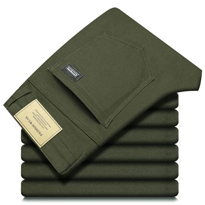 Celana Denim Melar Kasual Bisn - Men'S Fashion Linen Pants ulasan dan harga