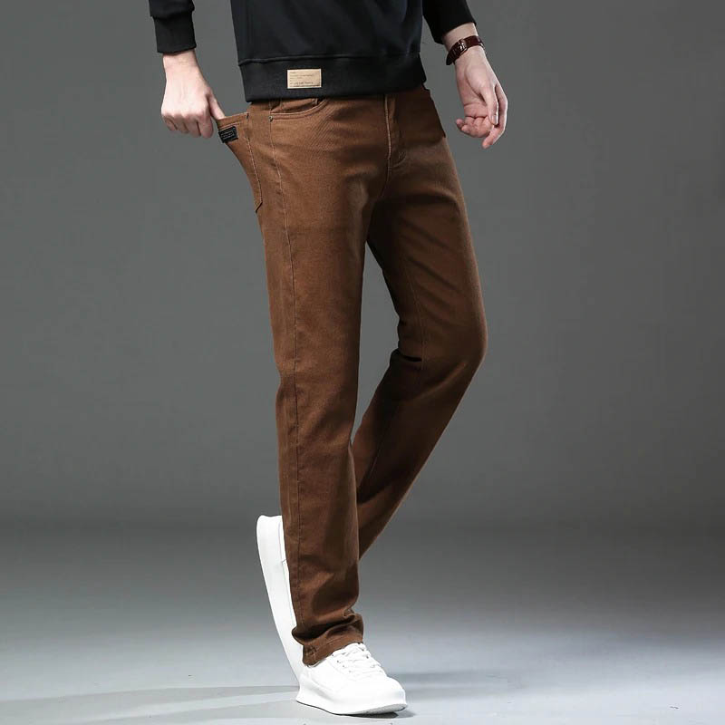 Celana Denim Melar Kasual Bisn - Men'S Fashion Linen Pants ulasan dan harga