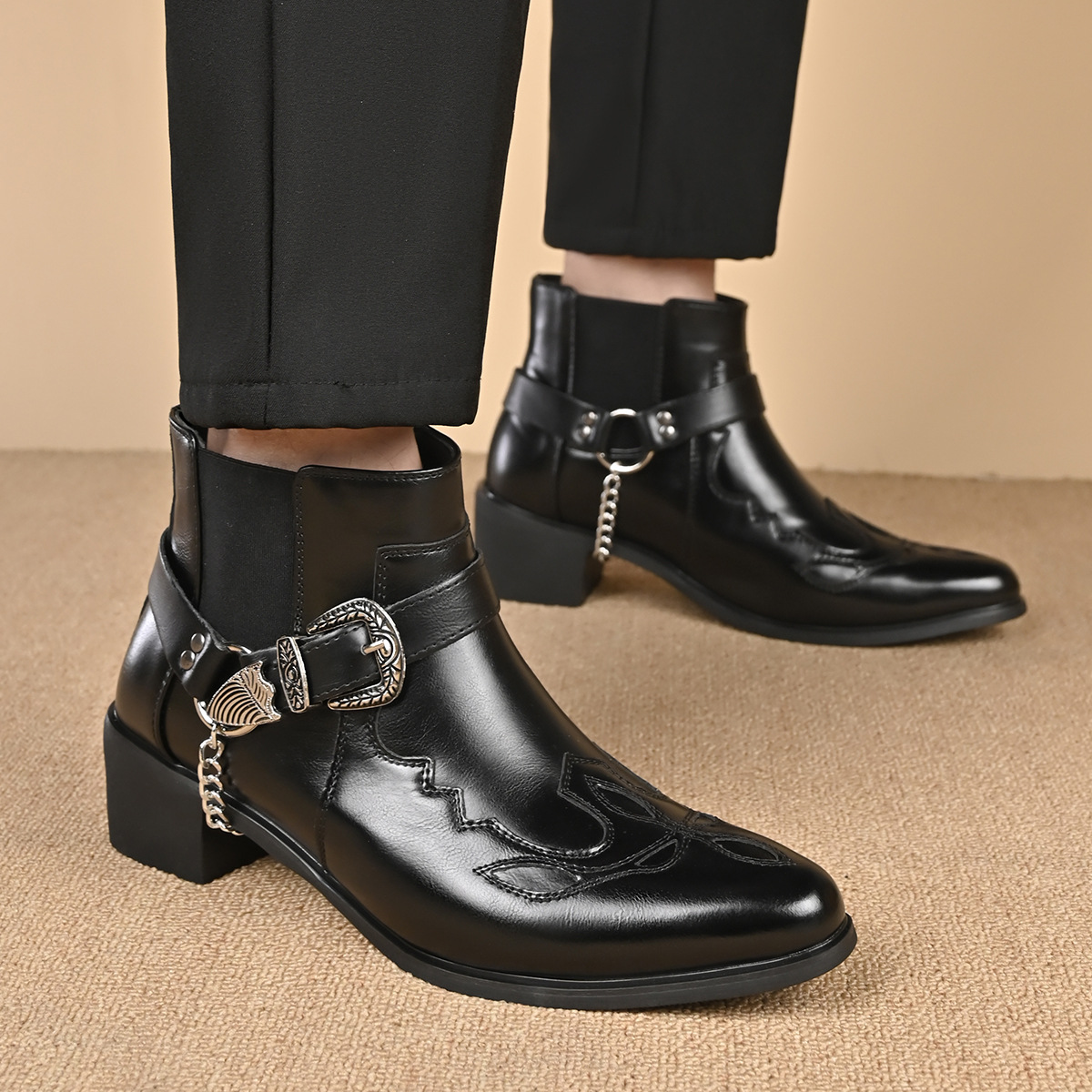 Sepatu Boots Kulit Vintage Pri - Men'S Fashion Jewelry ulasan dan harga